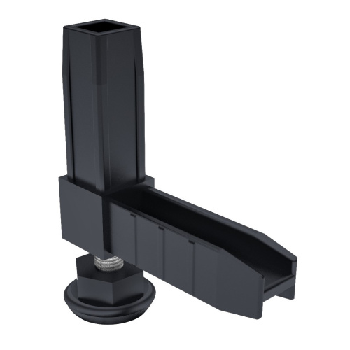 коннектор 2 с регулируемой опорой (графит) купить в https://rmkmasterium.ru/