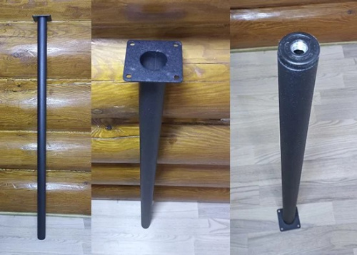 ножка круглая nk 300х30мм черный купить в https://rmkmasterium.ru/