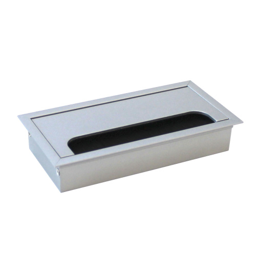 кабель-канал прямоугольный алюминий 80*160 мм pk-80160-05 матовый хром  купить в https://rmkmasterium.ru/