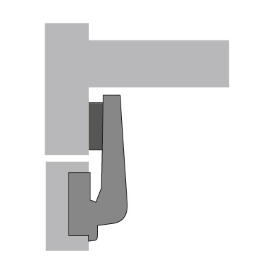 петля intermat top 9936-w90, для дверей шкафов с передней фальшпанелью вкладная p2o купить в https://rmkmasterium.ru/