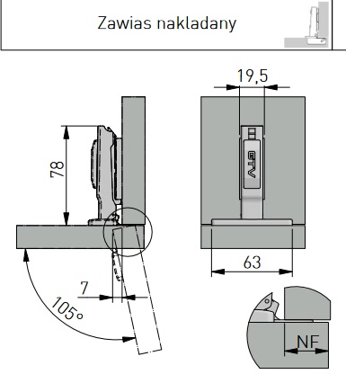 петля накладная solid pro c доводчиком 3d регулировка линейная ответная планка  clip-on  купить в https://rmkmasterium.ru/