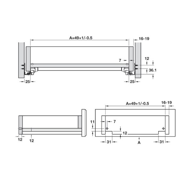 направляющие häfele полного выдвижения с доводчиком 550мм купить в https://rmkmasterium.ru/