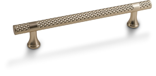 ручка скоба  ls 2419-128мм брашированное золото  купить в https://rmkmasterium.ru/