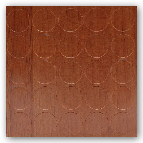 14.350 заглушка самоклеящаяся d14мм орех  купить в https://rmkmasterium.ru/