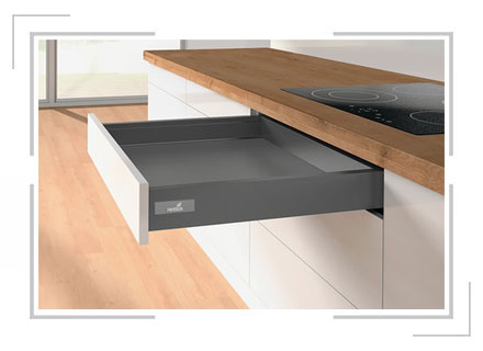 комплект ящика atira полного выдвижения silent system nl520,h70 антрацит купить в https://rmkmasterium.ru/