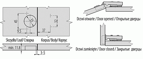gtv петля накладная с клипом h=0 без еврошурупа zp-conl09-be купить в https://rmkmasterium.ru/