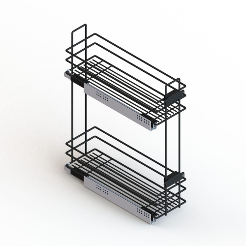 бутылочница квадро 2 (лев) 200 мм без направляющих (loft чёрный) купить в https://rmkmasterium.ru/