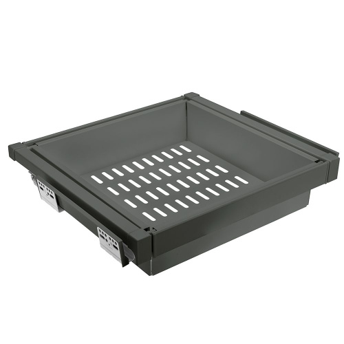 корзина для белья elite перфорированная 800 мм с доводчиком, цвет графитовый (wg-koszm80-60) купить в https://rmkmasterium.ru/