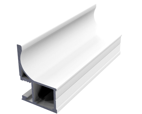 ручка асимметричная q белый глянец 5,4 м купить в https://rmkmasterium.ru/