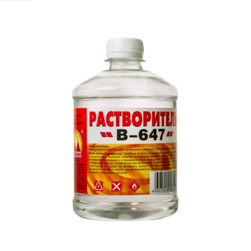 растворитель 647 (0,5л) купить в https://rmkmasterium.ru/