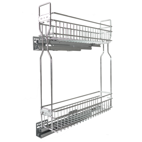 механизм выкатной 2-х ярусный 150мм левый.боковое креп.с доводч.115х450х500 хром (ls2/150il/d-e3) купить в https://rmkmasterium.ru/