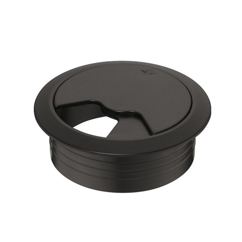 заглушка для кабель канала d60мм №22 черная купить в https://rmkmasterium.ru/