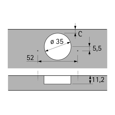 петля slide-on 2333-t42/26-k16 для вкладных дверей, изгиб 16 открывание 95 градусов купить в https://rmkmasterium.ru/
