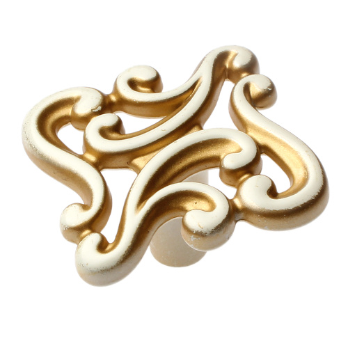 ручка кнопка vanessa 01 белый с золотом купить в https://rmkmasterium.ru/