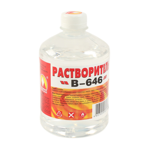 растворитель 646 (0.5л) купить в https://rmkmasterium.ru/