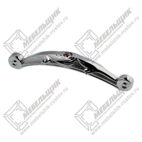 ручка-скоба с кристаллами, crl16/96мм, хром(в уп.70 шт.) ликвидация купить в https://rmkmasterium.ru/