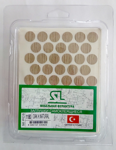 заглушки 18мм под эксцентрик самоклеющиеся, дуб галифакс 1180.18 купить в https://rmkmasterium.ru/