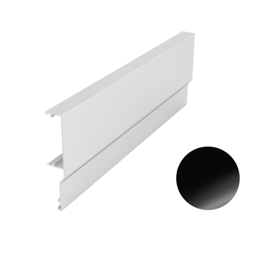 настенная накладка на направляющую felix hilaris серебро 5,9 м  купить в https://rmkmasterium.ru/