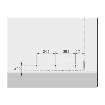 push to open pin для петель, под прикручивание, длинный ход, цвет белый купить в https://rmkmasterium.ru/