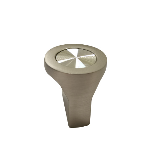 ручка кнопка 3330-k mbsn+slv/матовый сатин б+серебро (30/150) купить в https://rmkmasterium.ru/