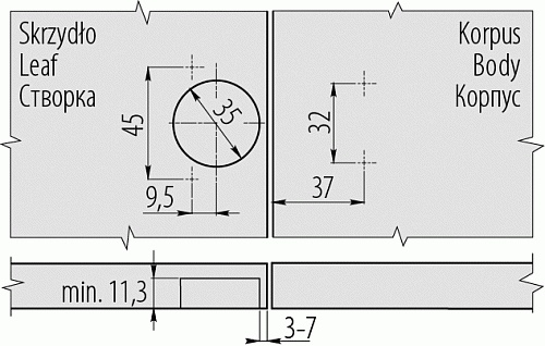 gtv петля накладная с клипом h=0 без пружины, 45мм без эксцентриковой регулировкой без еврошурупа zp купить в https://rmkmasterium.ru/