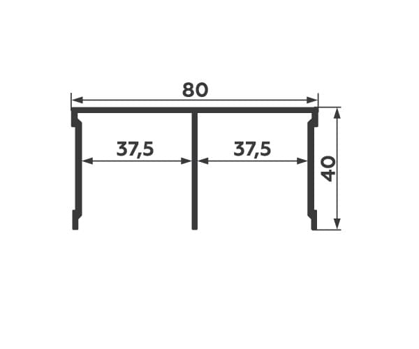 направляющая верхняя бронза глянец 5,9 м  купить в https://rmkmasterium.ru/
