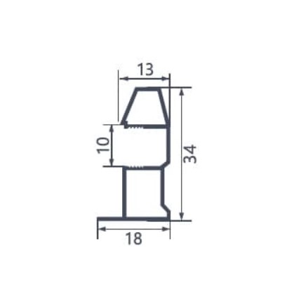 ручка профиль белый муар 5,4 м elephant fish купить в https://rmkmasterium.ru/
