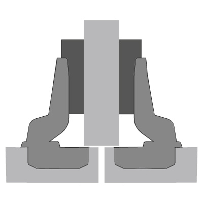 петля slide-on 2333-t42/26-k9,5-95d для полунакладных дверей, изгиб 0 открывание 95 градусов купить в https://rmkmasterium.ru/