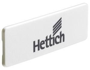заглушка белая с логотипом hettich,  для системы innotech купить в https://rmkmasterium.ru/