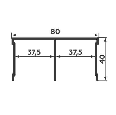 направляющая верхняя черный глянец 5,9 м elephant купить в https://rmkmasterium.ru/