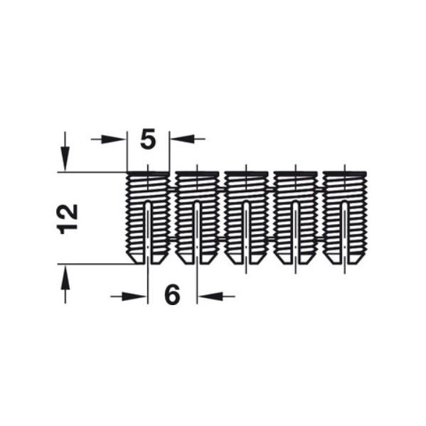 распорная муфта hafele нейлон 5х12мм купить в https://rmkmasterium.ru/