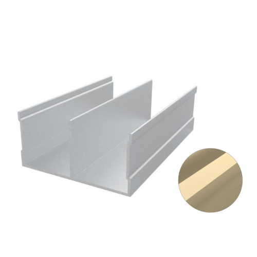 направляющая верхняя шампань блестящая 5,9 м купить в https://rmkmasterium.ru/