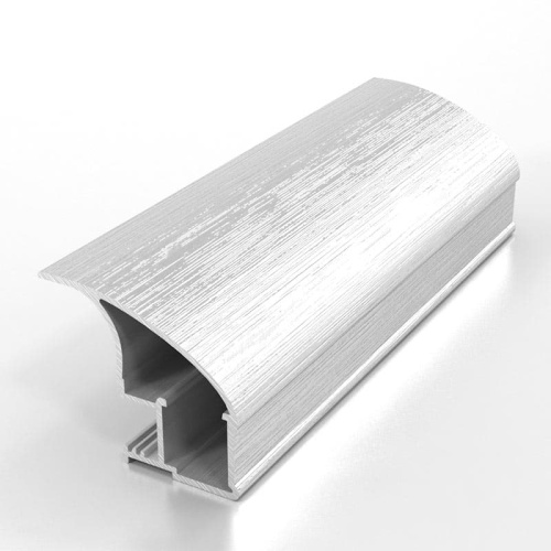 ручка асимметричная l серебро браш 5,4 м  купить в https://rmkmasterium.ru/