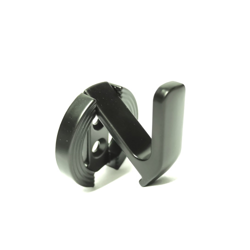 302895 крючок однорожковый k5959mbk  матовый чёрный купить в https://rmkmasterium.ru/