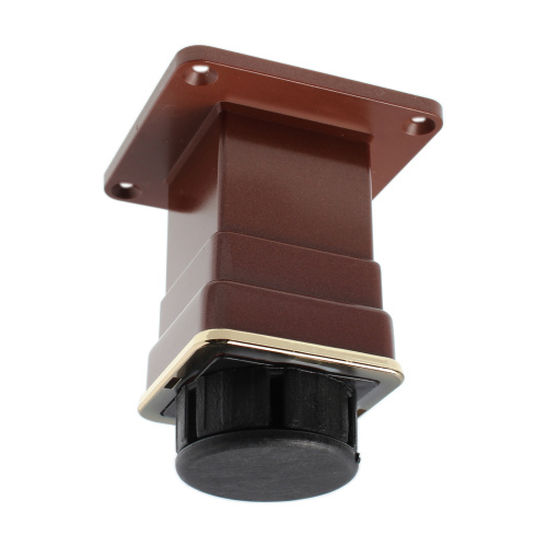 опора квадрат 3-60.21 орех н100 -115  (уп. 40 шт.) купить в https://rmkmasterium.ru/