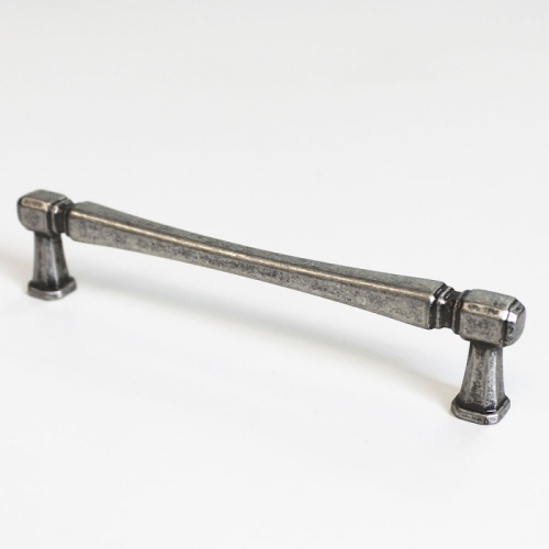 ручка скоба foros 128мм. старое серебро  купить в https://rmkmasterium.ru/