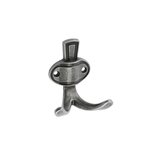 крючок мебельный coruna античное серебро (маленький) (gtv) купить в https://rmkmasterium.ru/